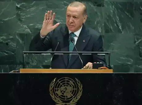 Cumhurbaşkanı Erdoğan BM kürsüsünden duyurdu: Filistin'in sesi olacağız