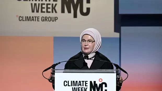 Emine Erdoğan, New York İklim Haftası açılışında konuştu