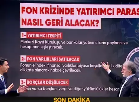 Fon krizinde yatırımcı parasını nasıl geri alacak? CNN Türk canlı yayınında adım adım anlattı