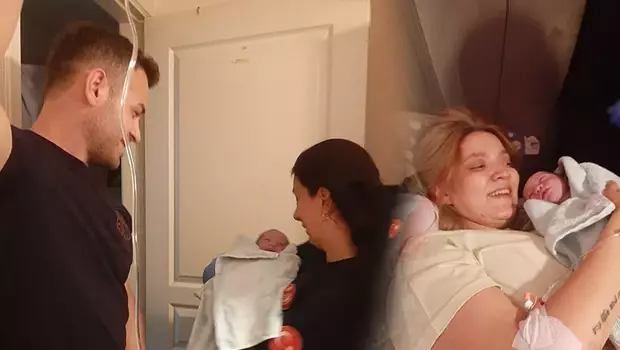 Genç kadının doğumunu itfaiye personeli gerçekleştirdi