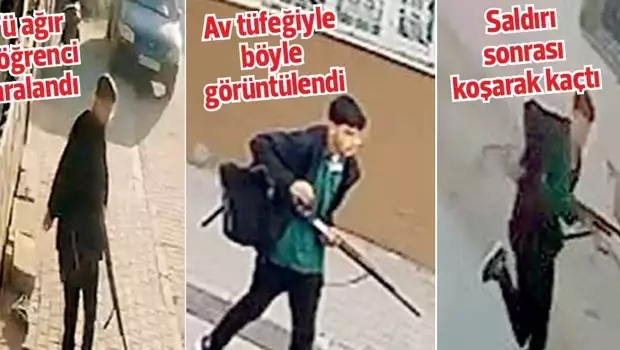Lise önünde dehşet
