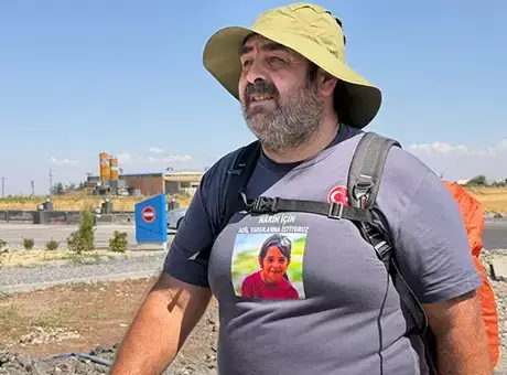 Narin cinayeti! Baba Arif Güran Ankara’ya yürüyüş başlattı