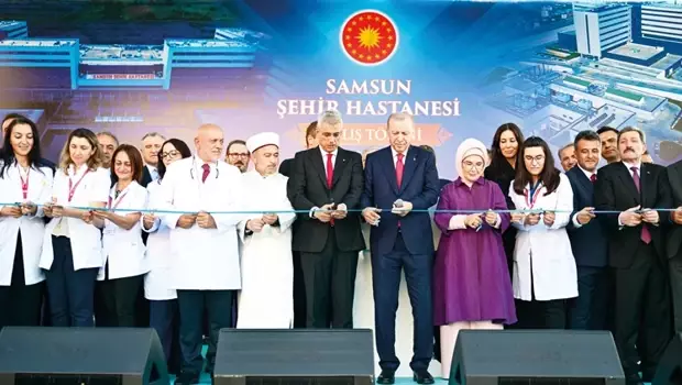 Samsun’da şehir hastanesi açan Erdoğan: İyi ki eleştirilere kulak asmadık