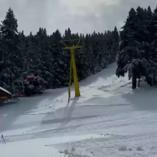 Uludağ’da kar kalınlığı 20 santime ulaştı
