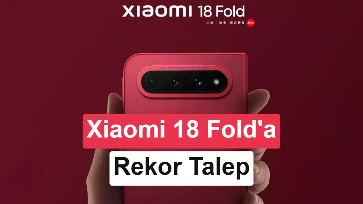 Xiaomi 18 Fold ilk satışta rekor kırdı: Satışlar 3 katına çıktı