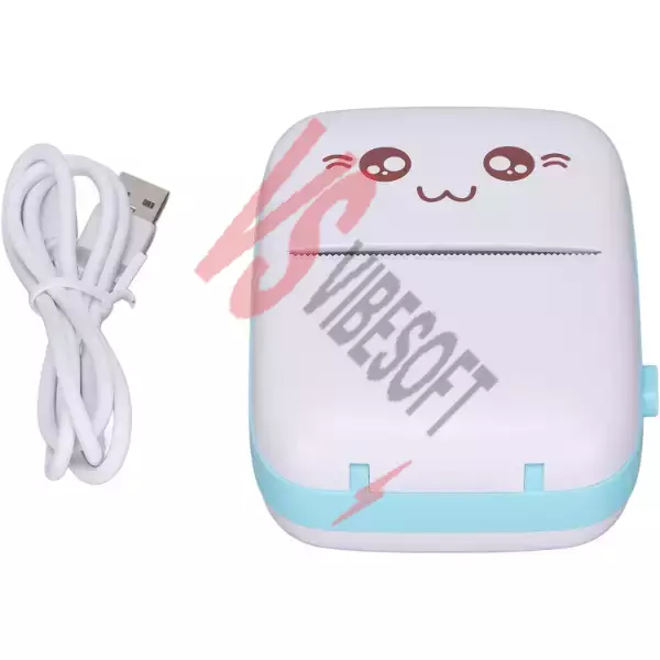 Sevimli Mini Taşınabilir Yazıcı Printer Ürün Görseli