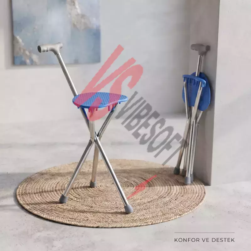 Katlanabilir Baston Sandalye - Oturaklı - 88 cm Ürün Görseli
