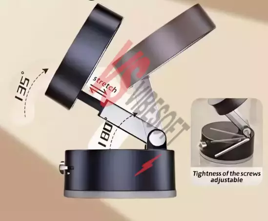 Mıknatıslı Katlanabilir Telefon Tutucu - Torpido ve Cam Uyumlu Ürün Görseli