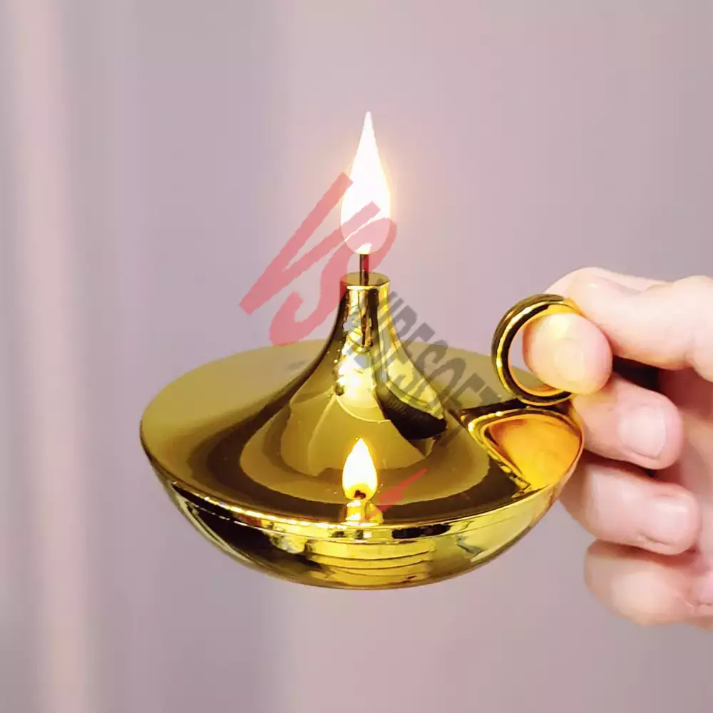Dekoratif Gold Pilli Mum Lamba Ürün Görseli