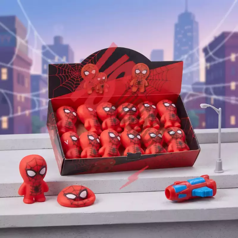 Spider-Man Tasarımlı Squishy - 12'li Paket - Yumuşak Oyuncak Ürün Görseli