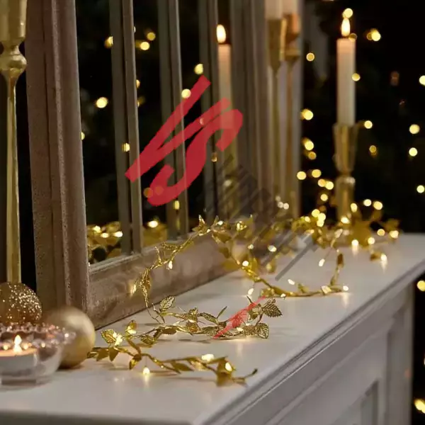 3 Metre Yaldızlı Gold LED Işık Ürün Görseli