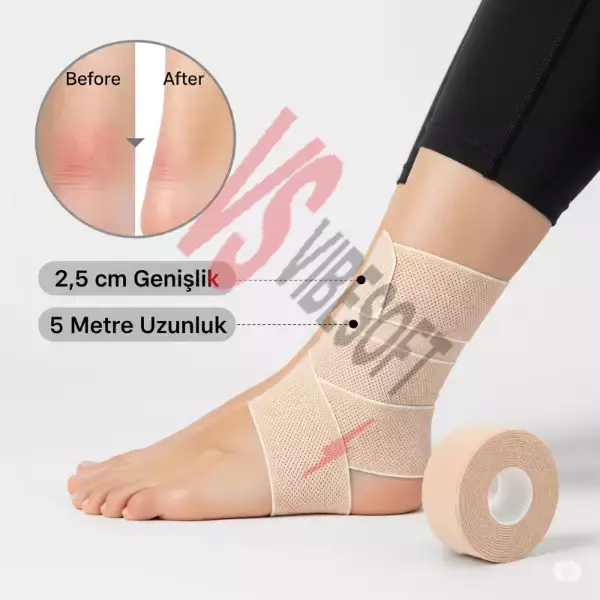 Ayakkabı Vurma Önleyici Rulo Bant 2.5 cm X 5 m Ürün Görseli