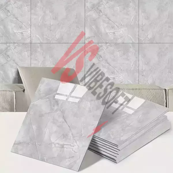 Gri Mermer Desen Duvar Sticker (30x30) Ürün Görseli