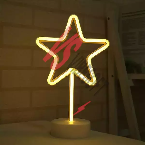 Yıldız Neon LED Lamba Ürün Görseli