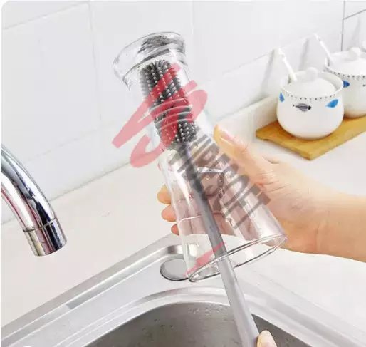 Silikon Uzun Saplı Kavanoz Yıkama Fırçası Ürün Görseli