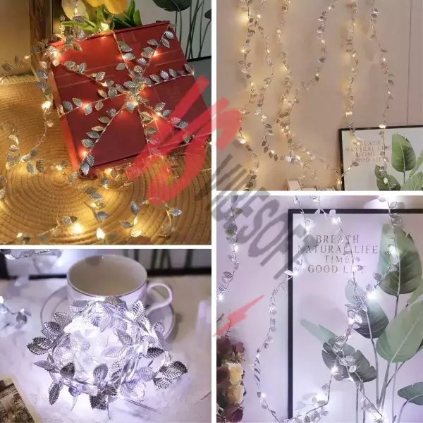 3 Metre Yaldızlı Gümüş LED Işık Ürün Görseli