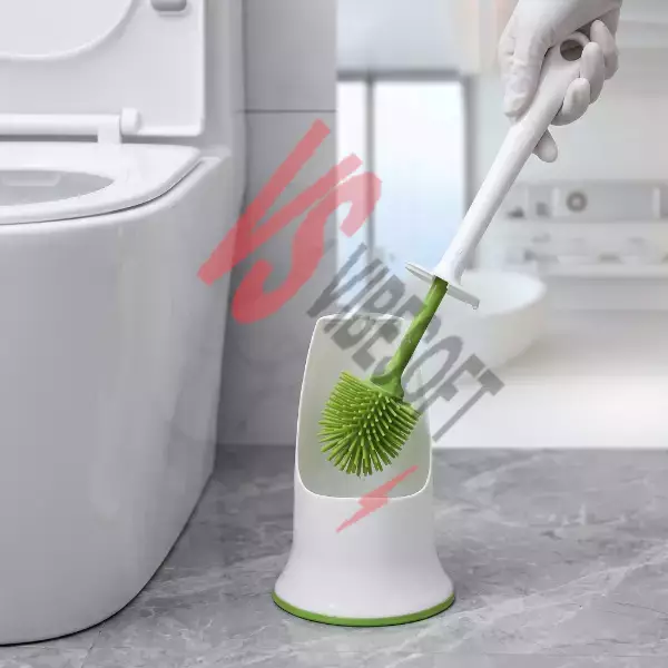 Ergonomik Silikon Tuvalet Fırçası Ürün Görseli