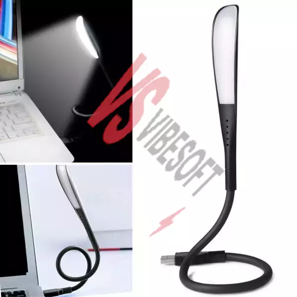 Kompakt USB Siyah 14 Ledli 3 Kademeli Dokunmatik Okuma Lambası Ürün Görseli
