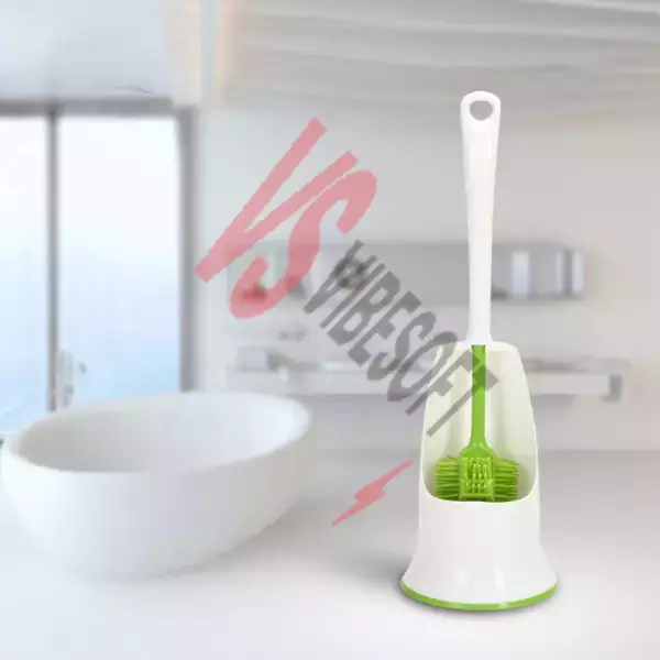Ergonomik Silikon Tuvalet Fırçası Ürün Görseli