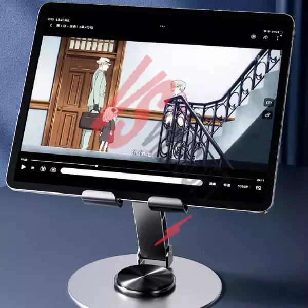 Dönebilir ve Katlanabilir Masaüstü Metal Telefon Tutucu Ürün Görseli