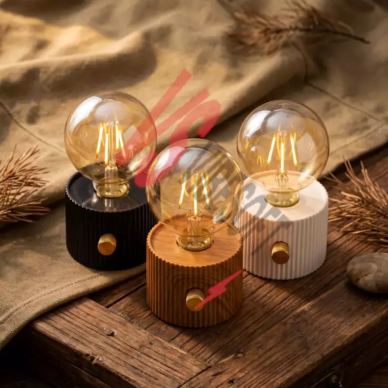 Şarjlı Dekoratif Masa Lambası - Kademesiz Dimmer - Type-C Bağlantılı Ürün Görseli