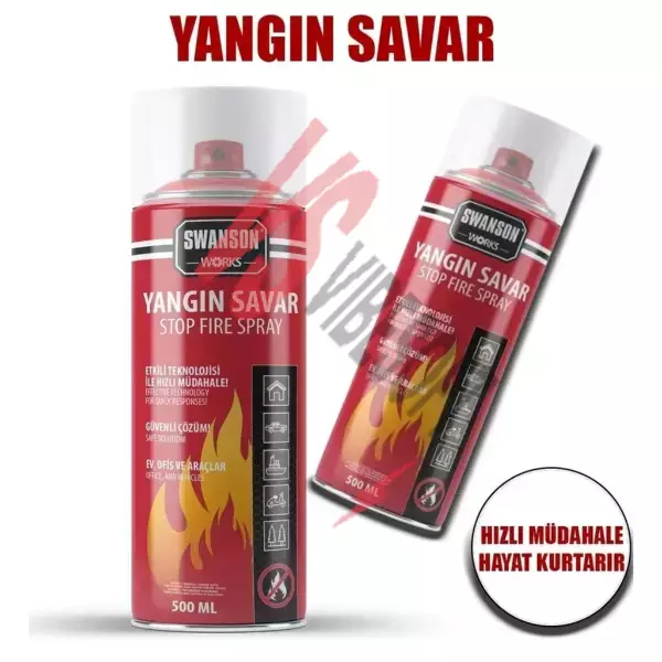 Yangın Savar Tüpü Sprey Ürün Görseli