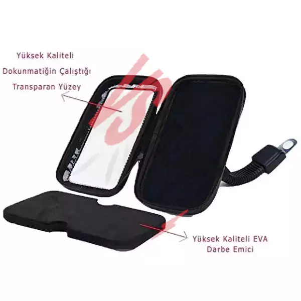 Su Geçirmez Motosiklet Telefon Tutucu Ürün Görseli