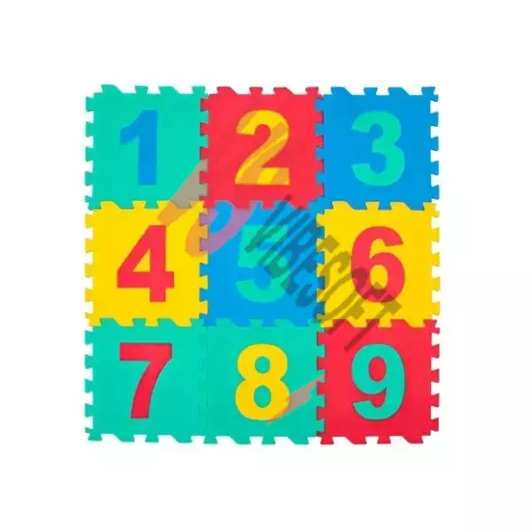 9 Parça Sayılar Puzzle Yer Matı Ürün Görseli