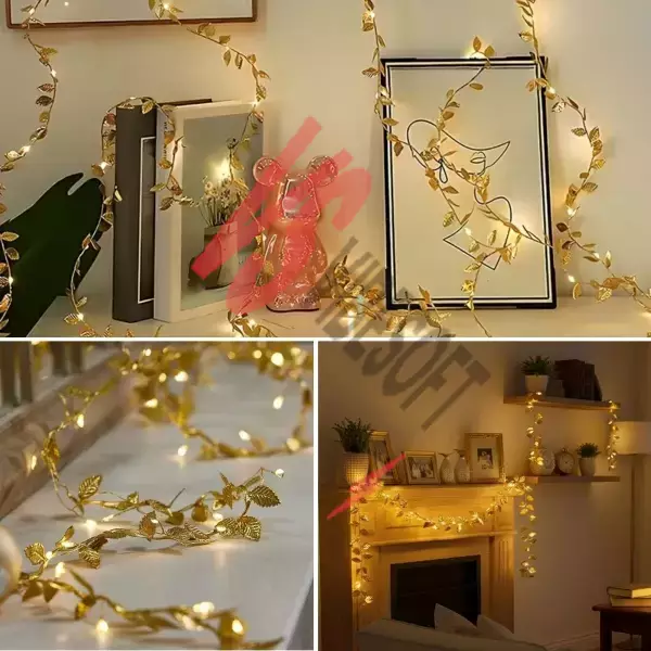 3 Metre Yaldızlı Gold LED Işık Ürün Görseli