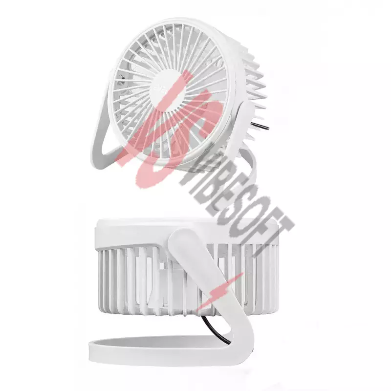 Masaüstü Mini USB Fan - PVC Gövdeli - 360° Ayarlanabilir Ürün Görseli