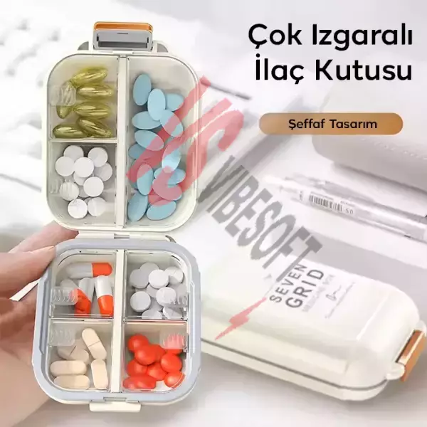 Çok Izgaralı İlaç Kutusu Ürün Görseli