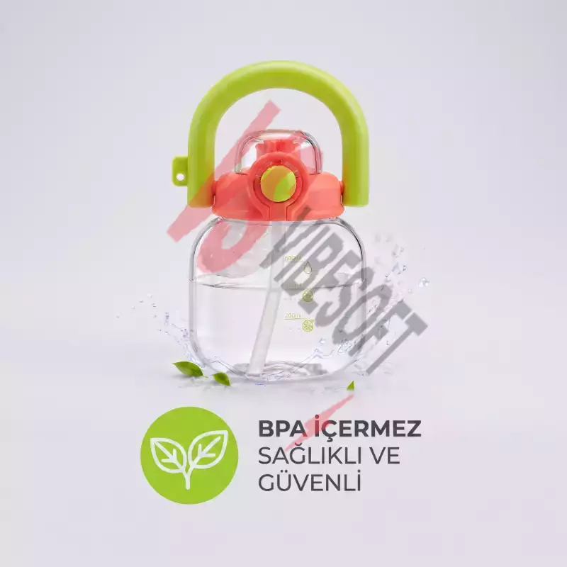 Sporcu Matarası - 600 ml - BPA İçermez - Sızdırmaz Kapaklı Ürün Görseli