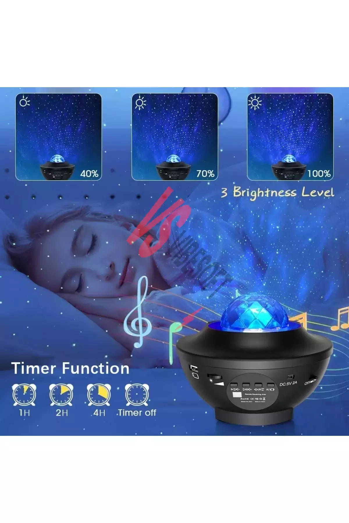 Galaxy Cover Multifonksiyon Projektör Ürün Görseli