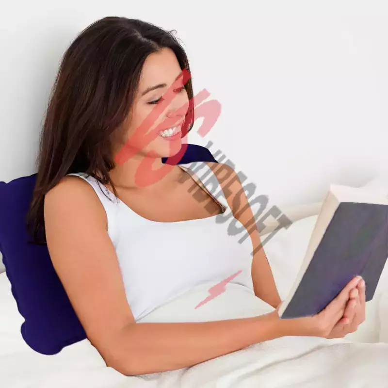 Şişme Kamp ve Yolculuk Yastığı - Ergonomik - Kadife Yüzey Ürün Görseli