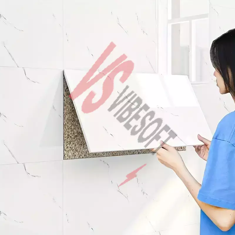 Beyaz Mermer Desenli Alüminyum Plastik Duvar Stickerı Ürün Görseli