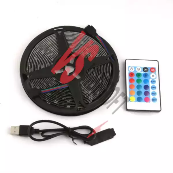 RGB Şerit 30 LED Kumandalı USB Bağlantılı Ürün Görseli
