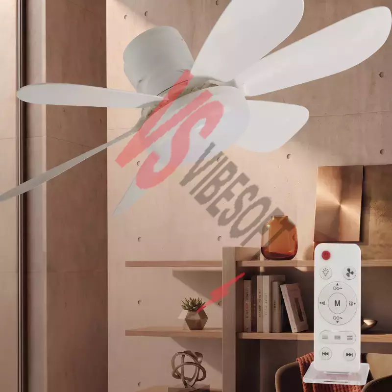 LED Tavan Vantilatörü - Avize - 52 cm - Zaman Ayarlı - Uzatma Duy Aparatlı Ürün Görseli