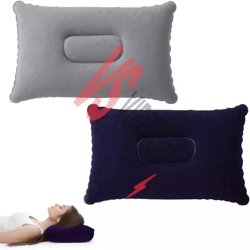 Şişme Kamp ve Yolculuk Yastığı - Ergonomik - Kadife Yüzey Ürün Görseli