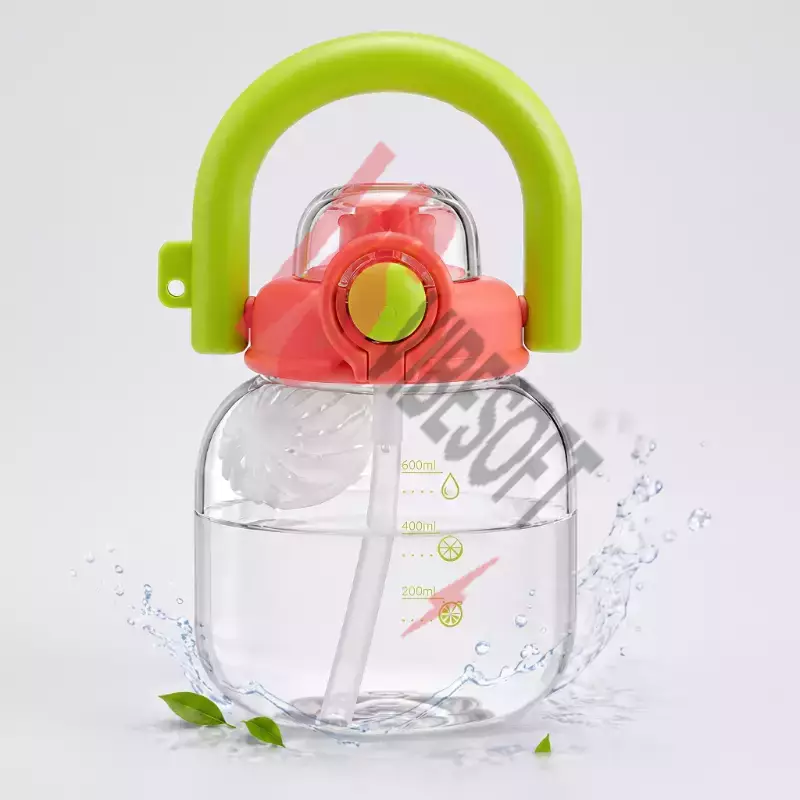 Sporcu Matarası - 600 ml - BPA İçermez - Sızdırmaz Kapaklı Ürün Görseli