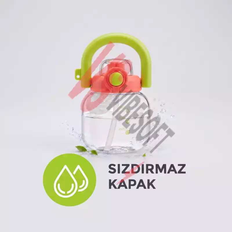 Sporcu Matarası - 600 ml - BPA İçermez - Sızdırmaz Kapaklı Ürün Görseli
