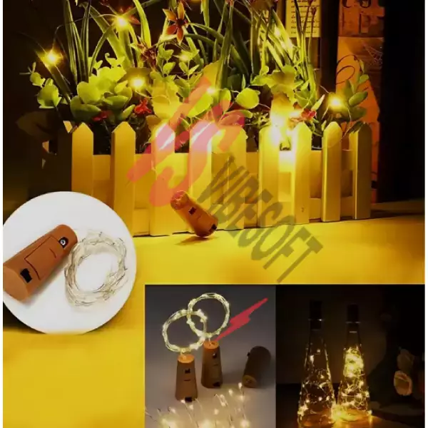 Mantar Tıpa Şeklinde Peri LED 50 ADET Ürün Görseli