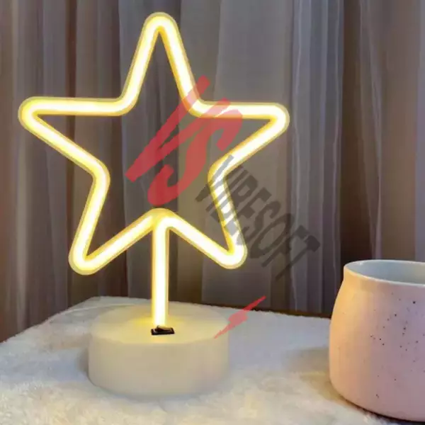 Yıldız Neon LED Lamba Ürün Görseli