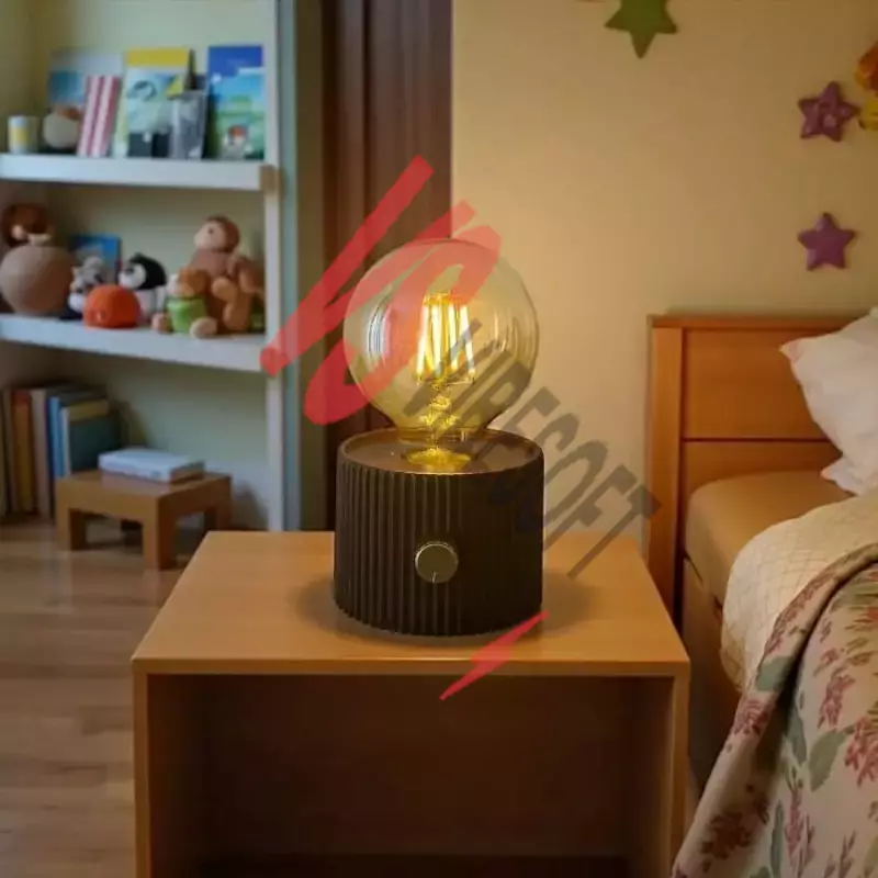 Şarjlı Dekoratif Masa Lambası - Kademesiz Dimmer - Type-C Bağlantılı Ürün Görseli