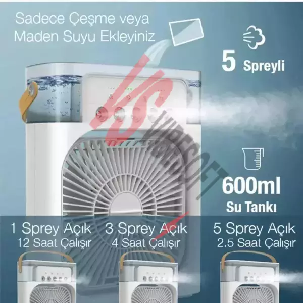 Su Hazneli Masa Vantilatörü Ürün Görseli