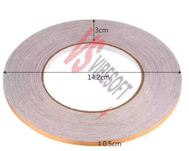 0.5 cm 50 Metre Gold Fayans Arası Şerit Bant Ürün Görseli