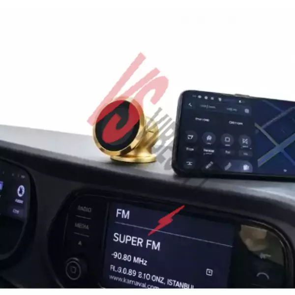 Metal Telefon Tutucu Torpidoya Yapışan Mıknatıslı Ürün Görseli