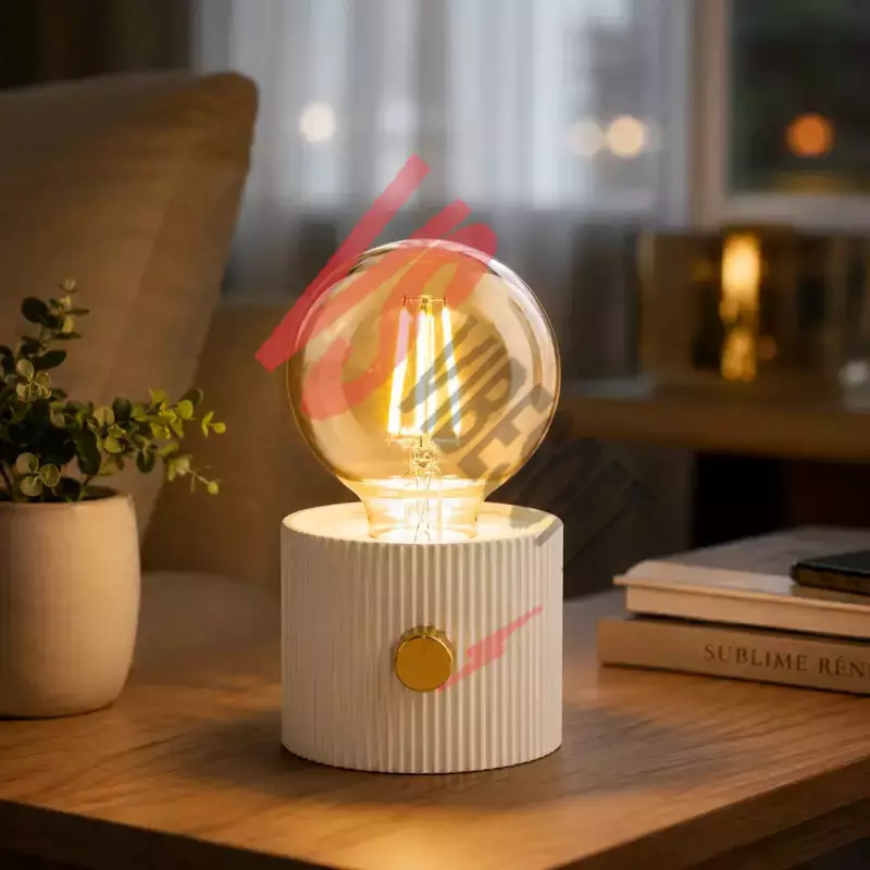 Şarjlı Dekoratif Masa Lambası - Kademesiz Dimmer - Type-C Bağlantılı Ürün Görseli
